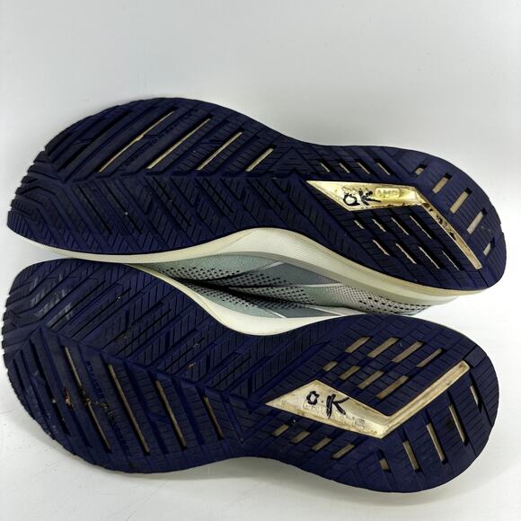 Brooks Levitate Stealthfit 5 Running Shoes Lace Up Low Top Knit Gray Blue 10.5 - Picture 7 of 7